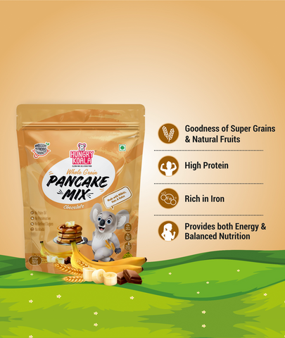 Pancake Combo (Pack of 3- Vanilla, Chocolate & strawberry) - Made with Sorghum, Oats, Moong dal, Dates & Jaggery